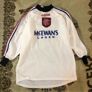 Adidas Rangers Scotland  Mcewans Lager long sleeve.